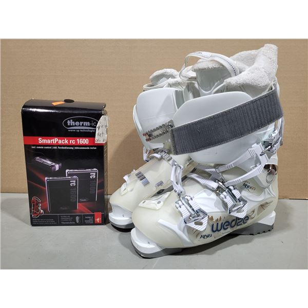 Wed'ze Ski Boots and Thermic Ski boot Warmers