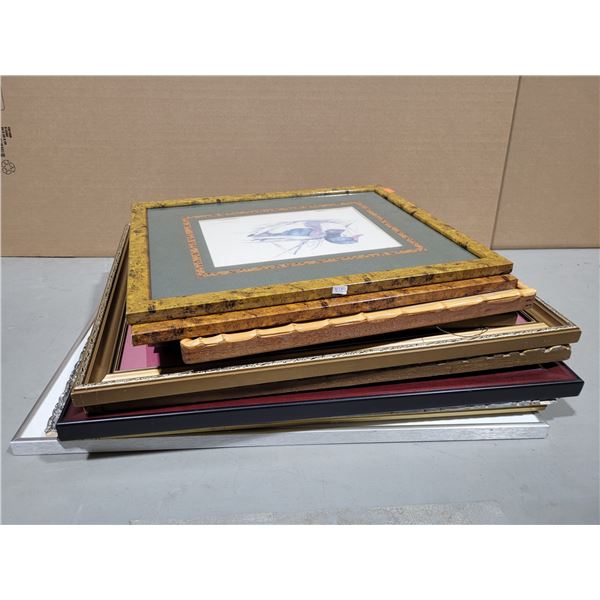 Framed Art Lot w/ Rosa Parks 50th Anniversary Commemorative, Landscape Painting & More