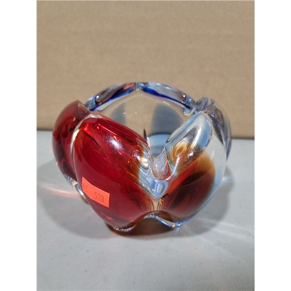 Decorative Art Glass Table / Centerpiece