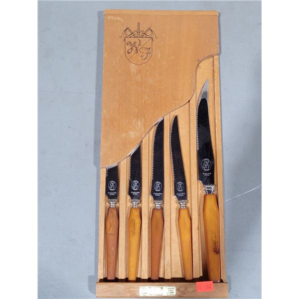 VTG Glo-Hill Canada Carving & Steak Knife Set