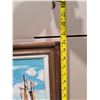 Image 2 : Framed Hand-Stitched Needlepoint Shipyard Scene