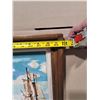 Image 3 : Framed Hand-Stitched Needlepoint Shipyard Scene