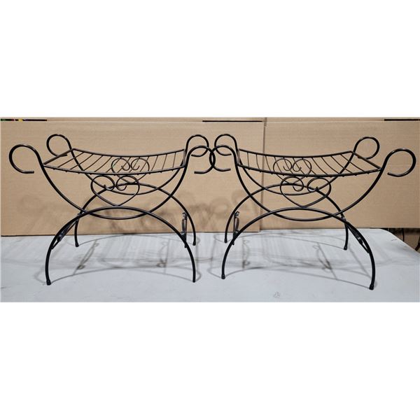 Pair of Decorative Racks
