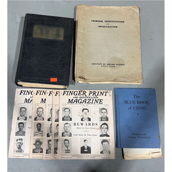 VTG Assorted Criminology Books & Memorabilia