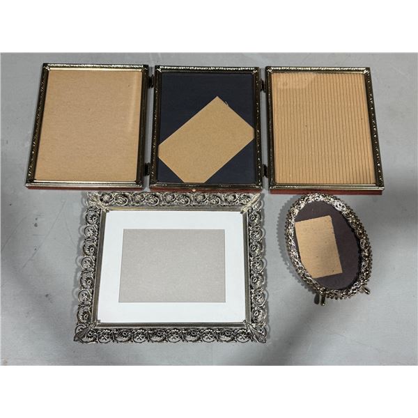 VTG Metal Photo Frame Lot