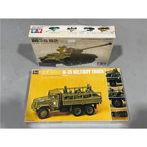 Lot of 2 VTG Military Model Kits