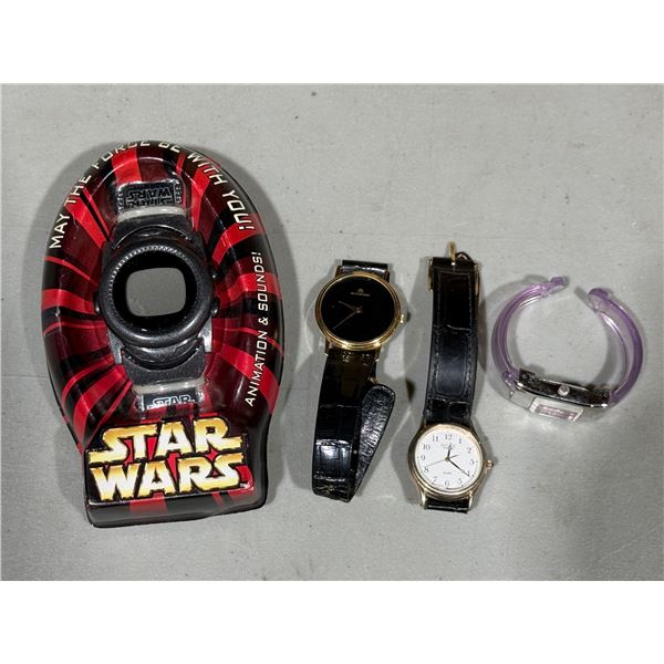 Lot of Assorted Watches w/ Star Wars, Bucherer. & More