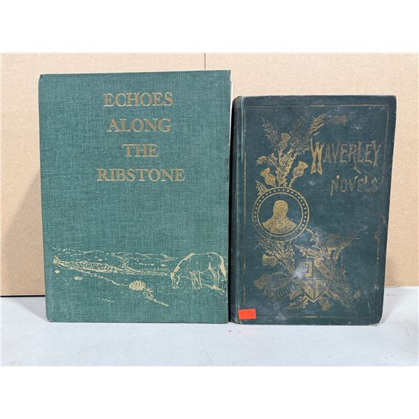 VTG Echoes Along The Ribstone Alberta Local History & Antique Waverley Novels