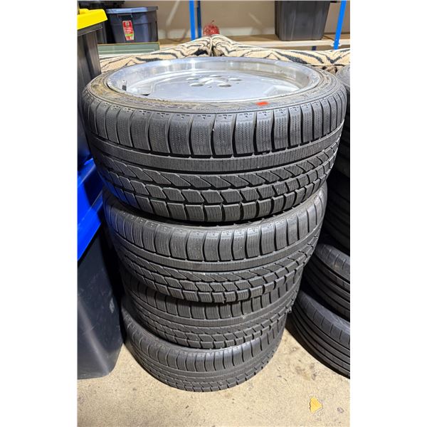 Lot of Four Hankook Tires w/ Mercedes Rims