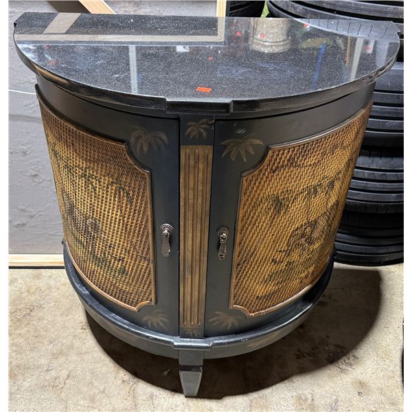 VTG Half Moon Accent Cabinet