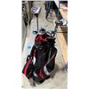 Image 1 : Golf Club Set w/ GRT Driver, PowerBilt Fairway Wood, Irons & Stand Bag