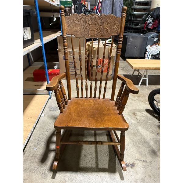 VTG Wooden Rocking Chair