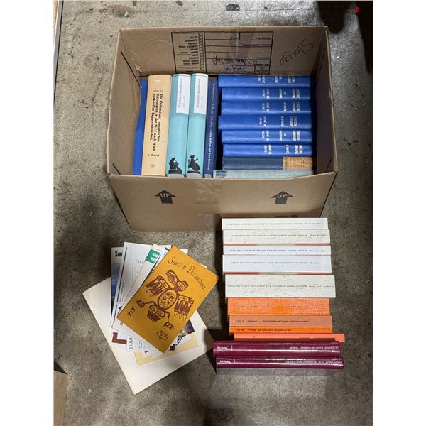 VTG Book Lot & German Literature Academic Book Collection