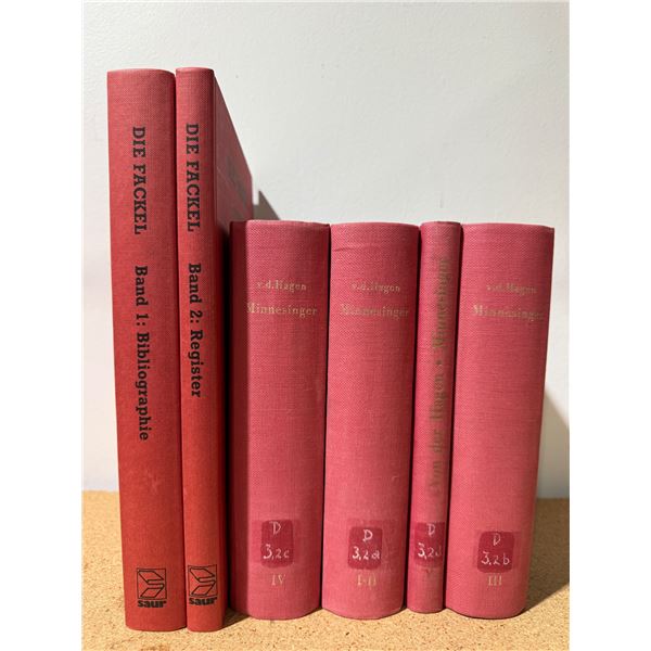 VTG German Literature Book Lot