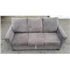 Image 1 : Fabric Couch w/ Pull Out Bed