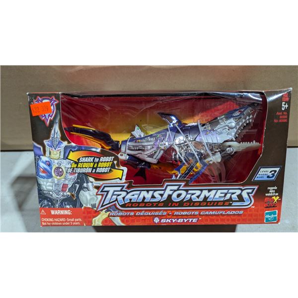 2001 VTG Hasbro Transformers Robots in Disguise RID Sky-Byte