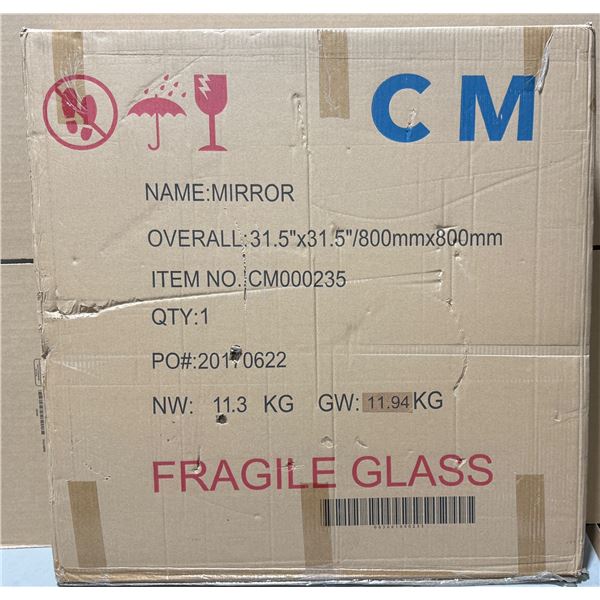 Decorative Square Wall Mirror