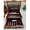 Image 1 : Vintage Silverplated Flatware Set with Case