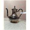 Image 4 : Silver-Plated Teapot and Collector Spoons on Plaque