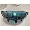 Image 2 : Iridescent and Cobalt Blue Glassware