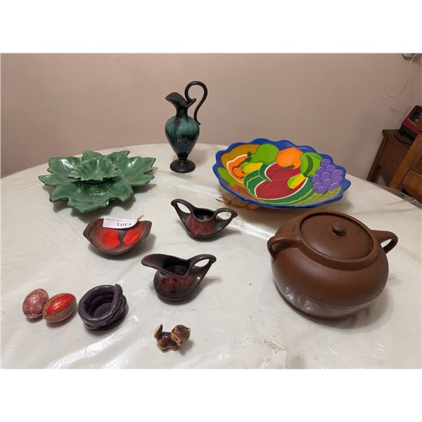 Ceramic Pottery and Decorative Tableware Lot