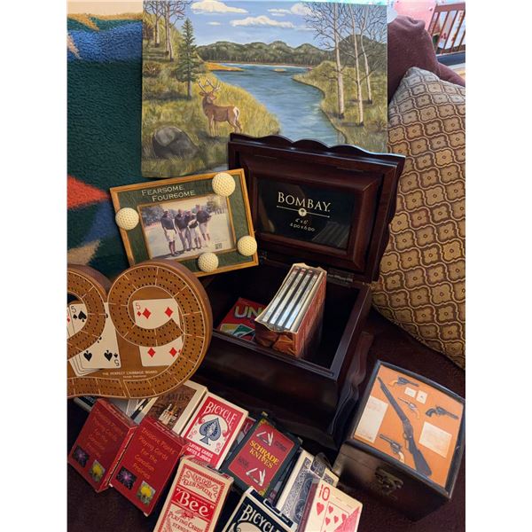 Game and Music Set with Art and Decorative Box