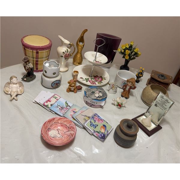 Decorative Ceramics, Figurines, and Coasters