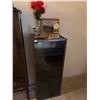 Image 1 : Tall Glass-Front Display Cabinet With Contents