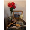 Image 2 : Tall Glass-Front Display Cabinet With Contents
