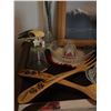 Image 4 : Tall Glass-Front Display Cabinet With Contents