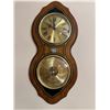 Image 1 : Bulova Wall Weather Station Clock, 23 Inch Wood