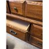 Image 3 : Large Wood Dresser with Mirror, 6ft Tall, 66in x 18.5in