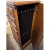 Image 3 : Palliser Oak Jewelry Armoire, 53x25x18.5 Inches