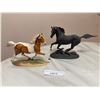 Image 1 : Franklin Mint Misty and Black Beauty Porcelain Figurines