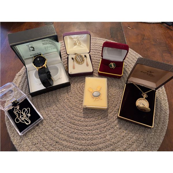 Fashion Jewellery Lot With Watches
