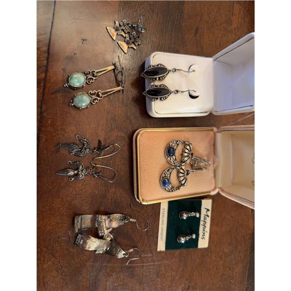 Beautiful 925 Silver Earrings Assortment