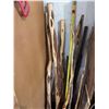 Image 2 : Large Selection of Handcrafted Walking Sticks with Cleaned Knots