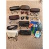 Image 1 : Eyeglasses, Sunglasses, and Cases Lot