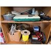 Image 1 : Coleman Camp Stove, Rope, Bungee Cords, and Tie-Down Straps Assortment