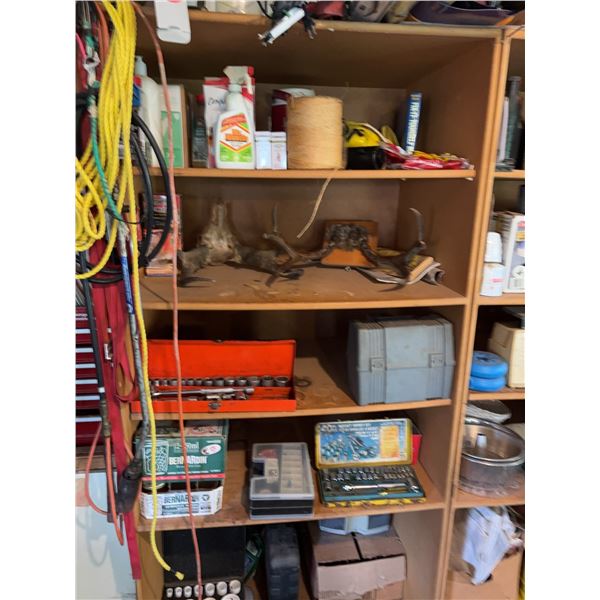 Shelf With Tools Miscellaneous Items & so mucc more