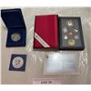 Image 1 : 1984 Canada Proof Coin Set and Pope John Paul II Coin
