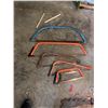 Image 1 : 5 Assorted Metal Bow Saws
