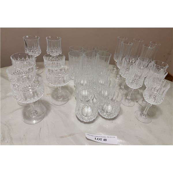 Cut Crystal Stemware and Tumblers
