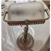 Image 3 : Frosted Glass Bankers Lamp and Foldable Clock
