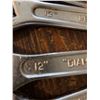Image 6 : Adjustable Wrenches Various Sizes