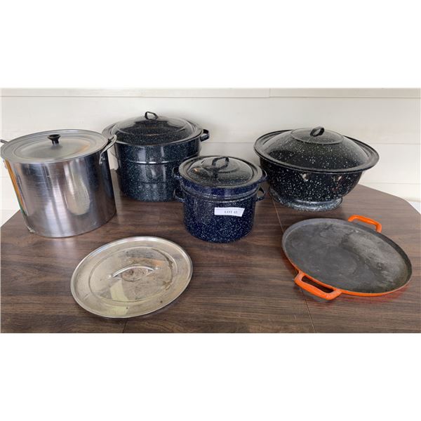 Large Stock Pots and Canning Equipment