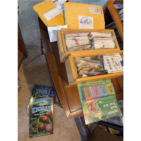 Flower and Vegetable Seed Packets