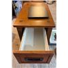 Image 3 : Mission Style Oak Table, Oil Painting, Bottle, Plaque