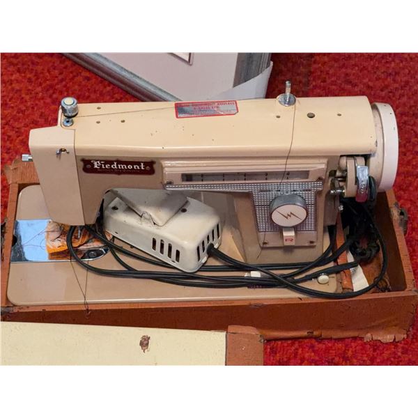 Piedmont Sewing Machine with Case