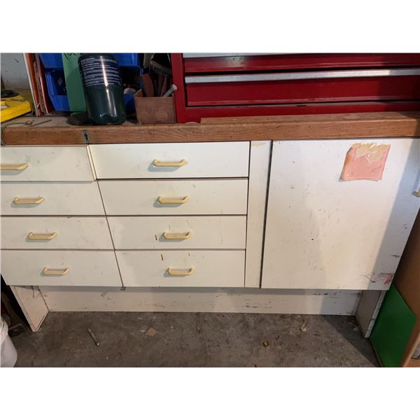 Garage Cupboard With Power Tools and Hand Tools